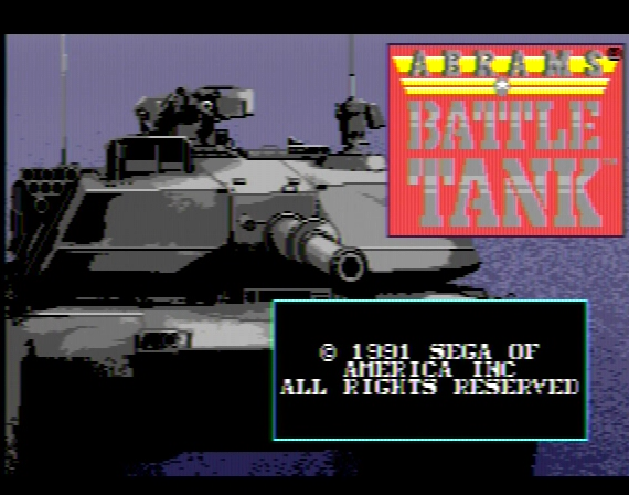 Abrams Battle  Tank Genesis 1 32X Composite - 54253 Colors