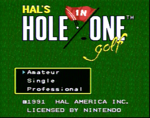 Hole in One Golf SNES Composite - 47111 Colors