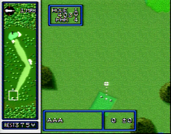 Hole in One Golf SNES Composite - 71314 Colors