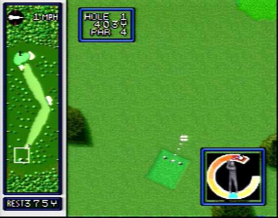 Hole in One Golf SNES Composite - 71165 Colors