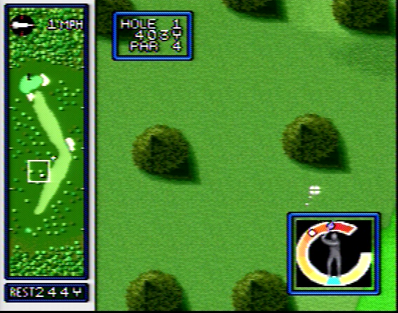 Hole in One Golf SNES Composite - 77501 Colors