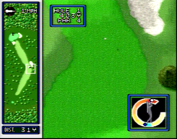 Hole in One Golf SNES Composite - 95332 Colors