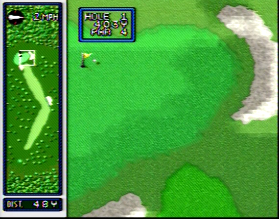 Hole in One Golf SNES Composite - 89803 Colors