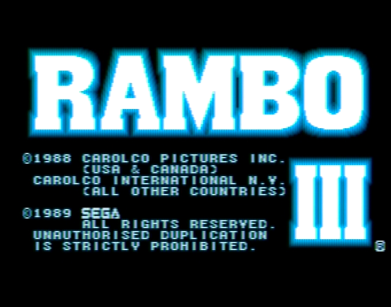 Rambo III Genesis 1 32X Composite - 35497 Colors