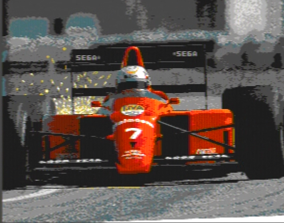 Super Monaco GP Genesis 1 32X Composite - 54650 Colors