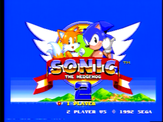 Sonic 2 - Genesis 1 32X - Composite - HVR 1600
